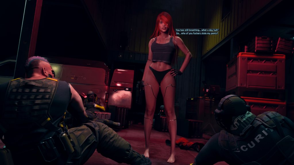 They stole her pants, They have no chance