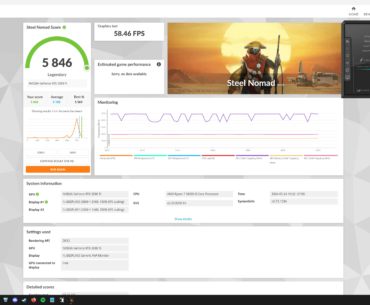Tried out the new 3dmark benchmark...