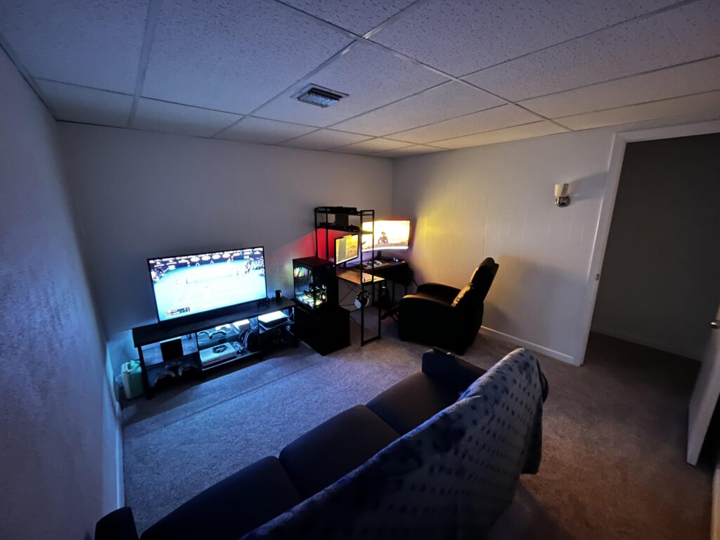 Finally moved into a big enough for my fiancé and I. First ever battlestation :)