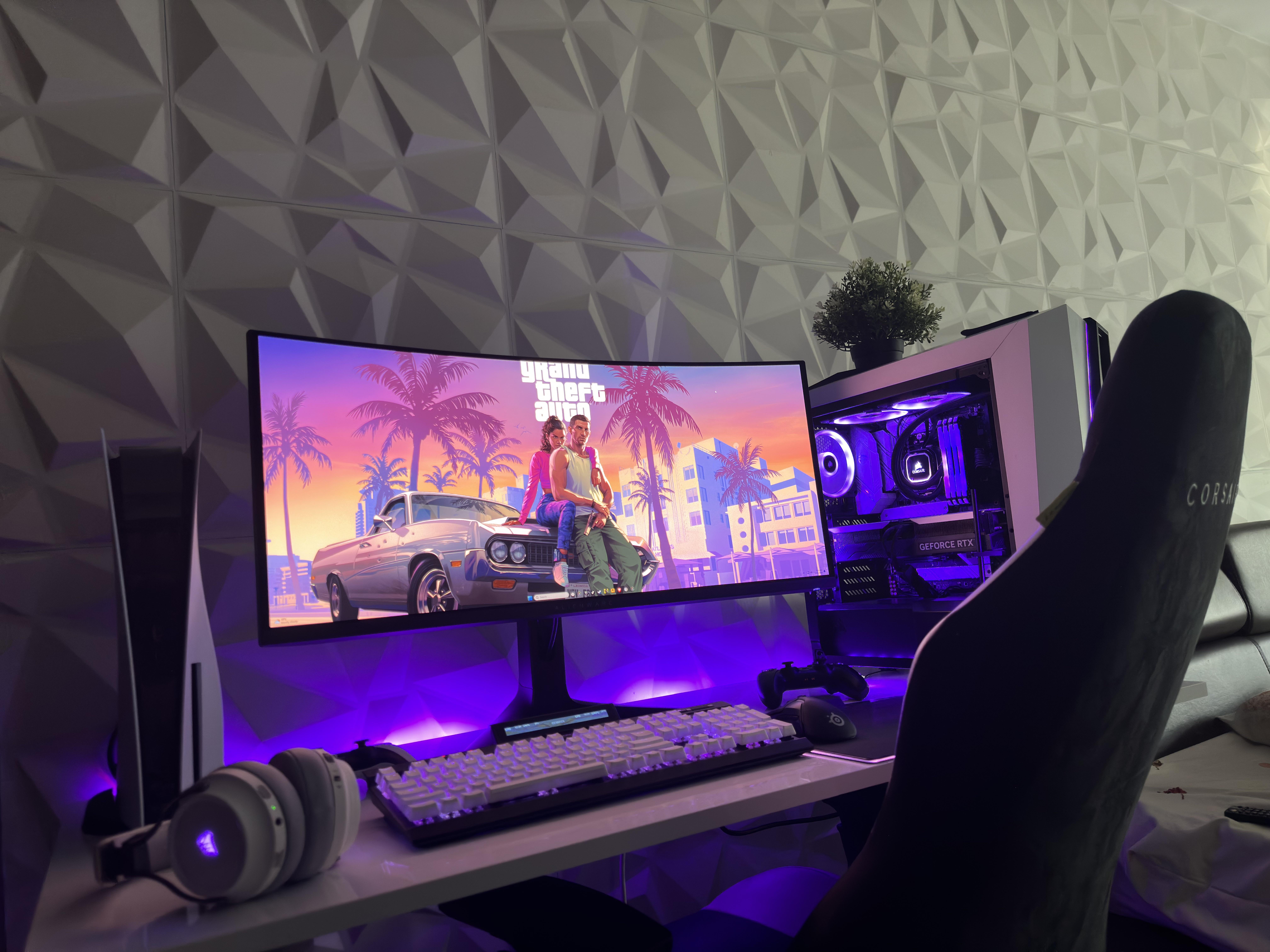 My gaming setup sync corsair
