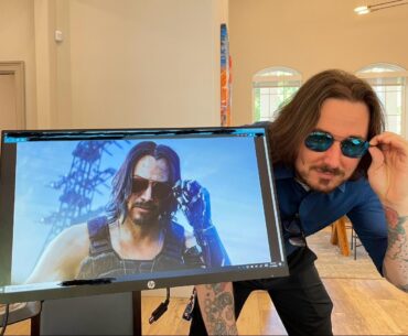 My coworker literally cosplayed Johnny Silverhand without trying