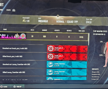 Won squad game by myself