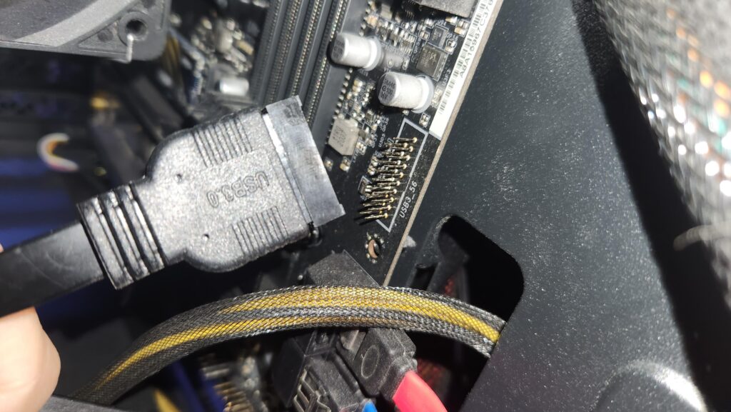 Was disassembling my pc to put in a new PSU. Ripped out the USB 3 connector. Do I need a new motherboard?
