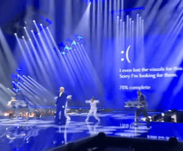 "BSOD" at Eurovision tonight
