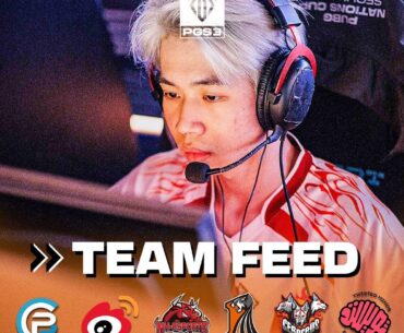 TWIS, PeRo, WBG, NH, 17, CES Team Feeds Available for PGS 3 Final Stage Day 1