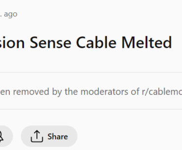 CableMod removing posts on burnt cables. Unacceptable