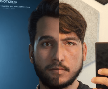 Star Citizen's New Character Customizer vs my own selfie.