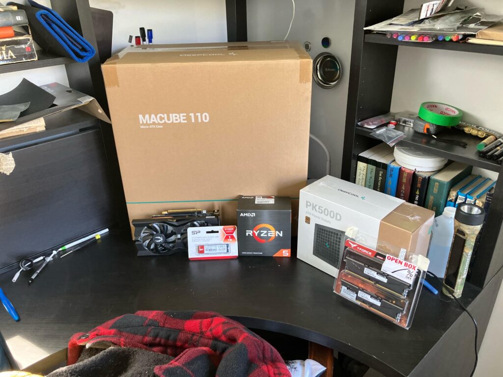 Built this PC for a little under $550 CAD. Built this PC for a little under $550 CAD.