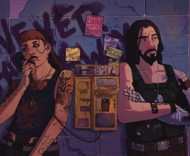 V & Johnny on the phone - fan art