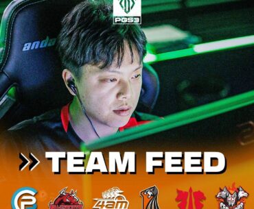 Team Feeds for PGS 3 Group Stage Day 2