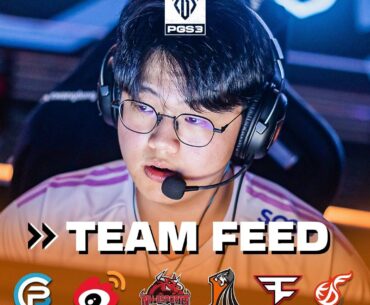 FaZe, PeRo, WBG, NH, 17, KDF Team Feeds Available for PGS 3 Final Stage Day 2