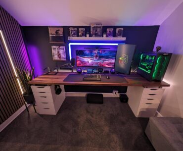 Finally moved out of my bedroom, WFH/Gaming Setup