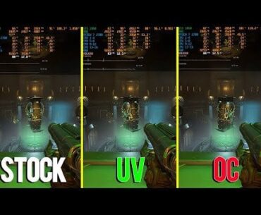 Stock vs Undervolted vs Overclocked | GTX 1060 | Doom Eternal #PCGamePassPartner