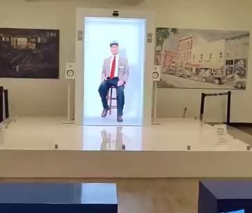 Walmart made an interactive a.i model of founder Sam Walton who has been dead since 1992. Looks dystopian