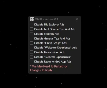 I Got Tired Of Windows 11 Ads So I Made A Tool - OFGB (Oh F#ck Go Back)