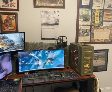 My WWii ammo crate inspired pc.
