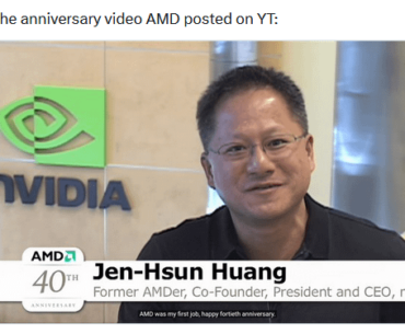 TIL the Nvidia CEO worked at AMD. It was his first job.