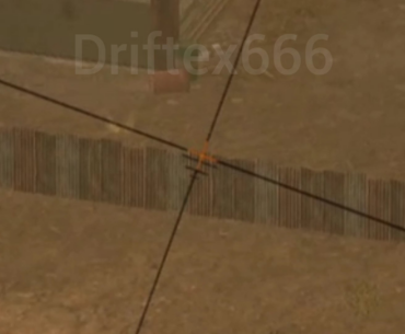 Sniped through the fence