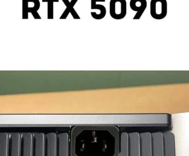 The new RTX 5090 power connector.