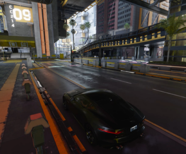 Did you know that you can drive in V's apartment from the upper highway? The navigation never suggests this route.