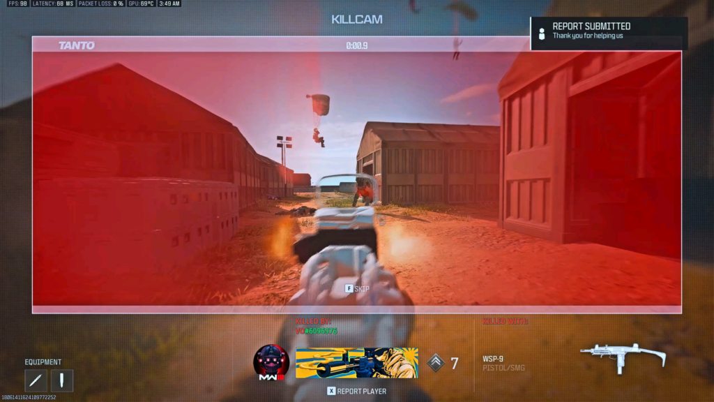 Ricochet got him fast lol
