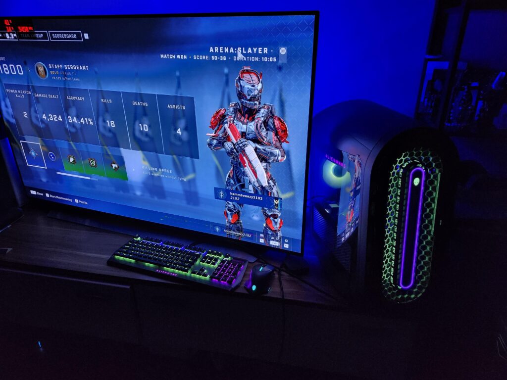 New to PC gaming, I'm loving this and can never return to just consoles. Yes it's an Alienware be nice.  At least I'm moving to PC instead of console lol.