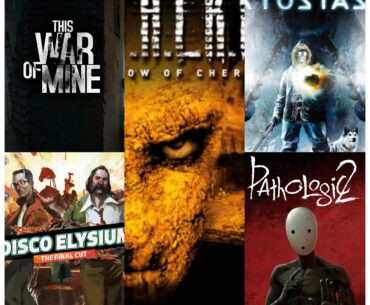 Some of my favorite games. Someone suggested a genre for them called "east European pain simulator".