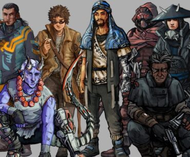 Some Cyberpunk Character Art