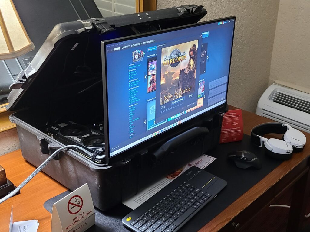 Travel Healthcare worker.... Battlestations can be mobile too right?