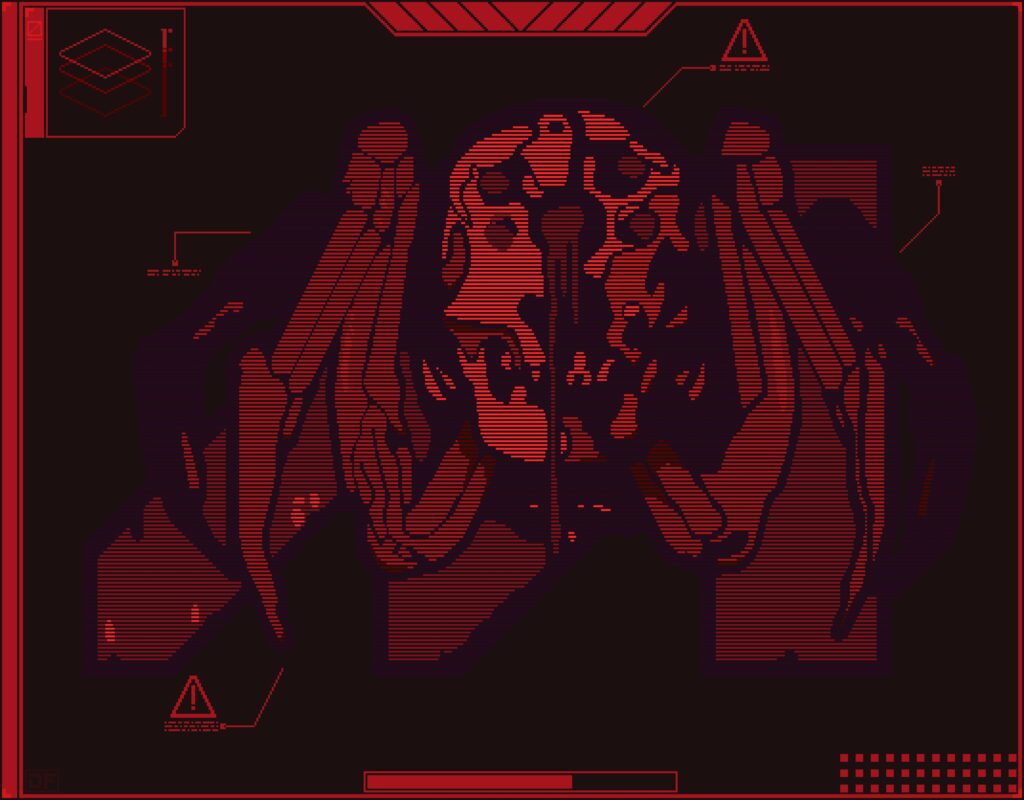 Maelstrom.exe (Cyberware Threat Detected). - I made this design after playing cyberpunk 2077, I tried to use the concept of computer malware, belonging to the maelstrom faction. I hope you like it