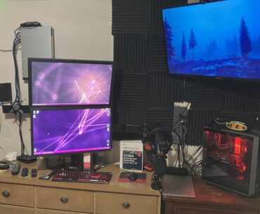 Bedroom “desk” setup