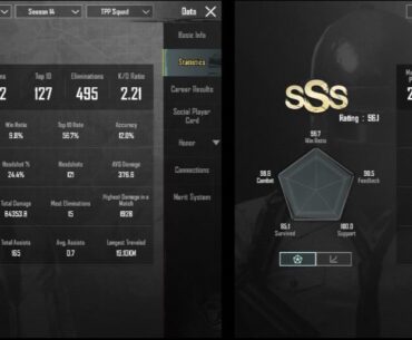 my season 14 stats vs my current season stats