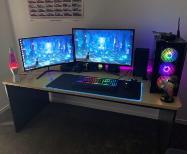 Updated battle station, monitor arms may be coming in future! Thanks for the feedback guys. :)