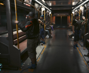tried a mod where you can move around in the metro