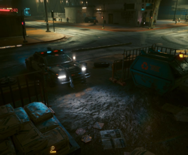 Was recording a police car that wanted my ass for absolutely no reason, and then Delamain decided to call me with an appropriately creepy message.