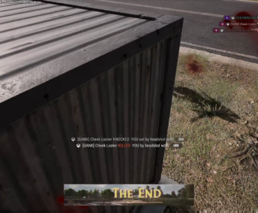 Shot through wall?