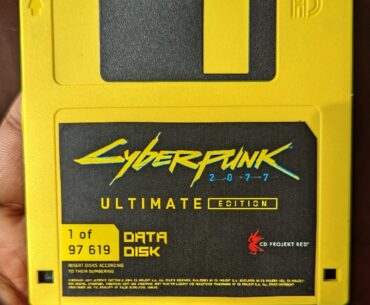 I recreated the floppy disk from the CD Projekt Red's 2024 April Fools Post
