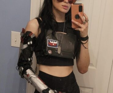 My handmade Silverhand cosplay I wore at Anime North!