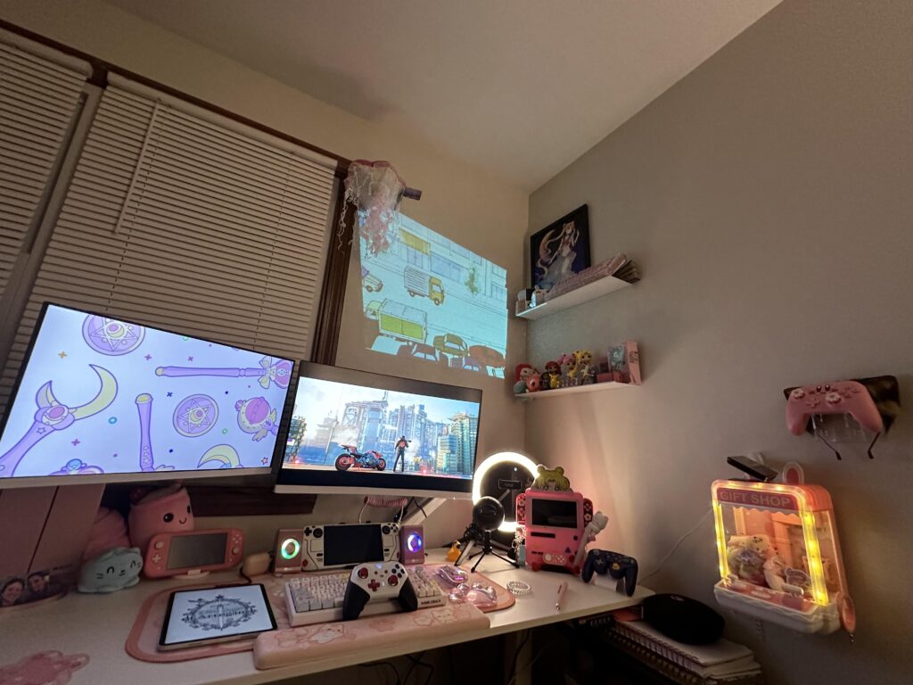 Sailor moon inspired setup💖