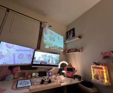 Sailor moon inspired setup💖