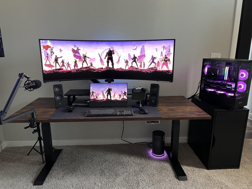 My WFH/Gaming setup…..not quite finished but it’s a start.