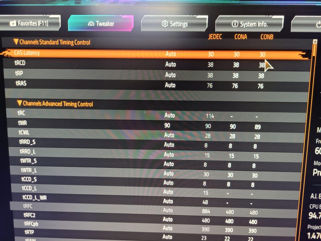 DDR5 same RAM but different xmp timings DDR5 same RAM but different xmp timings