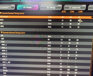DDR5 same RAM but different xmp timings