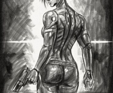 Elster from SIGNALIS, sketch by me