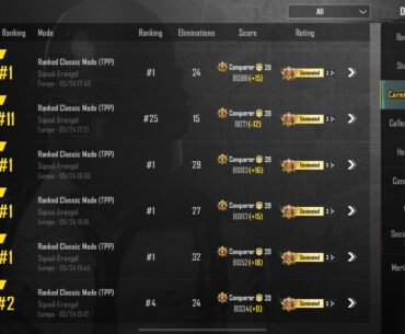I was curious and went to watch the matches of the 1st player in eu for squad wins. How is it possible that he gets so many kills at such a high rank?