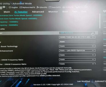 Installed faster ram xmp1 vs xmp2 vs xmp tweaked what to use ?