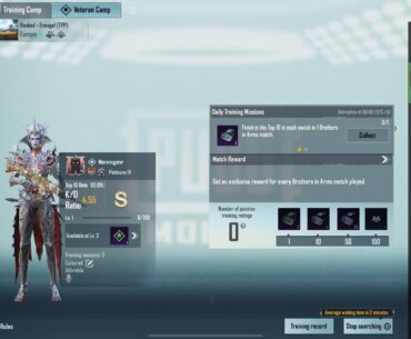 Veteran camp no matches?