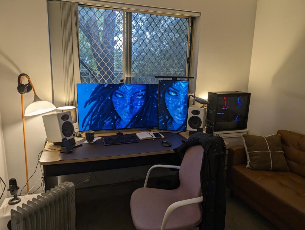 Just finished my gaming setup. What would you change? This is Australia. Locally sourced!