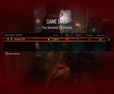 My personal solo kino bo3 high round record