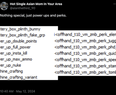 Nothing Special but The Power Ups and Perks found currently in the code for Gulf War